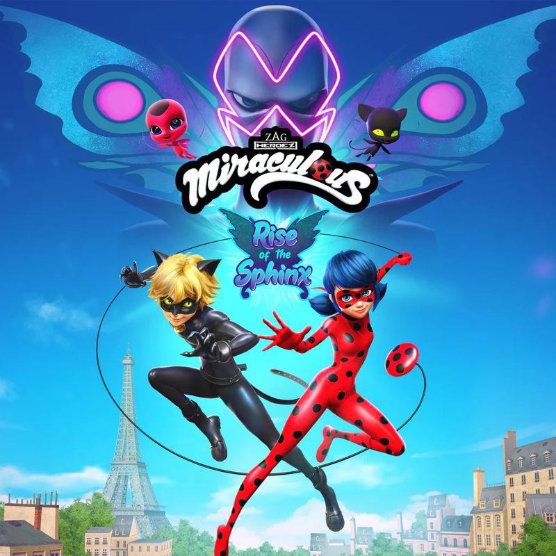 Miraculous: Rise of the Sphinx box art for Playstation 5